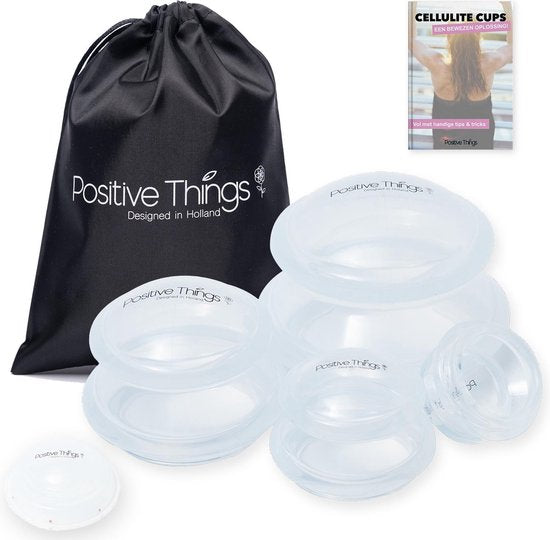 Cellulite Cups - Set van 4 + GRATIS ionen cup & E-Book