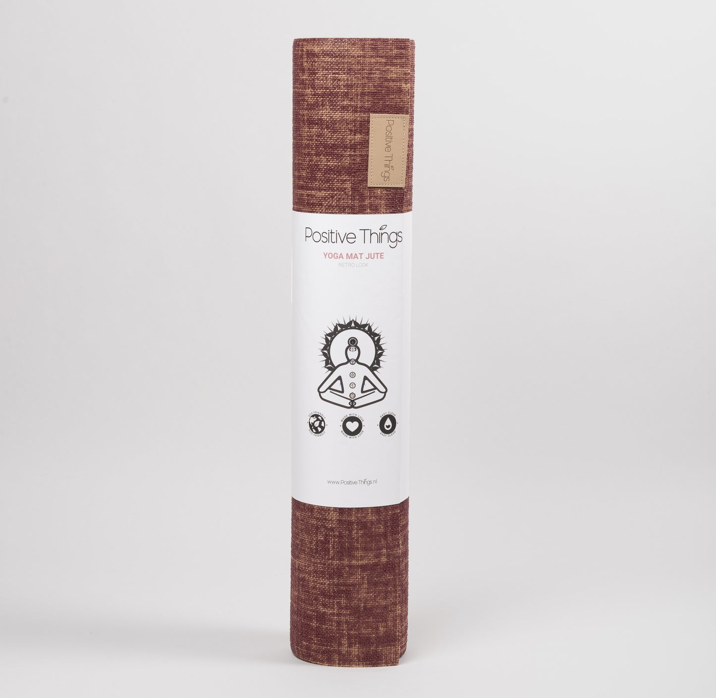 Yoga Mat Jute - Paars