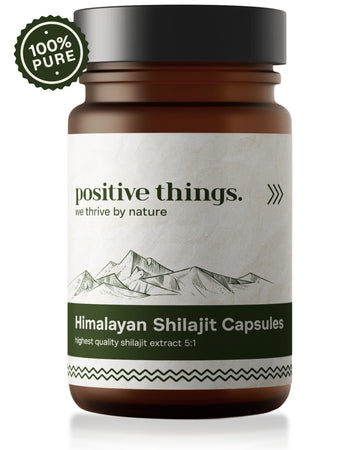 positive things 60 shilajit capsules 500mg