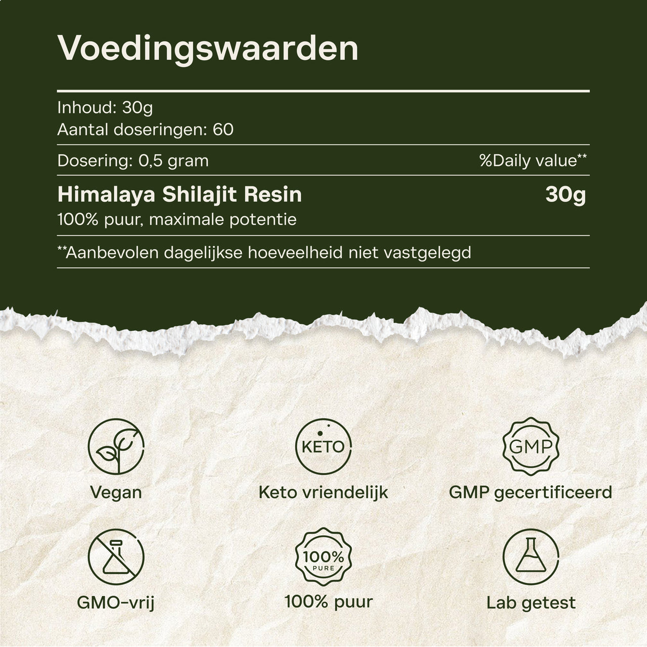 Shilajit resin - 100% puur