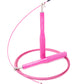 Springtouw Premium - Verstelbaar speedrope - Roze Staal