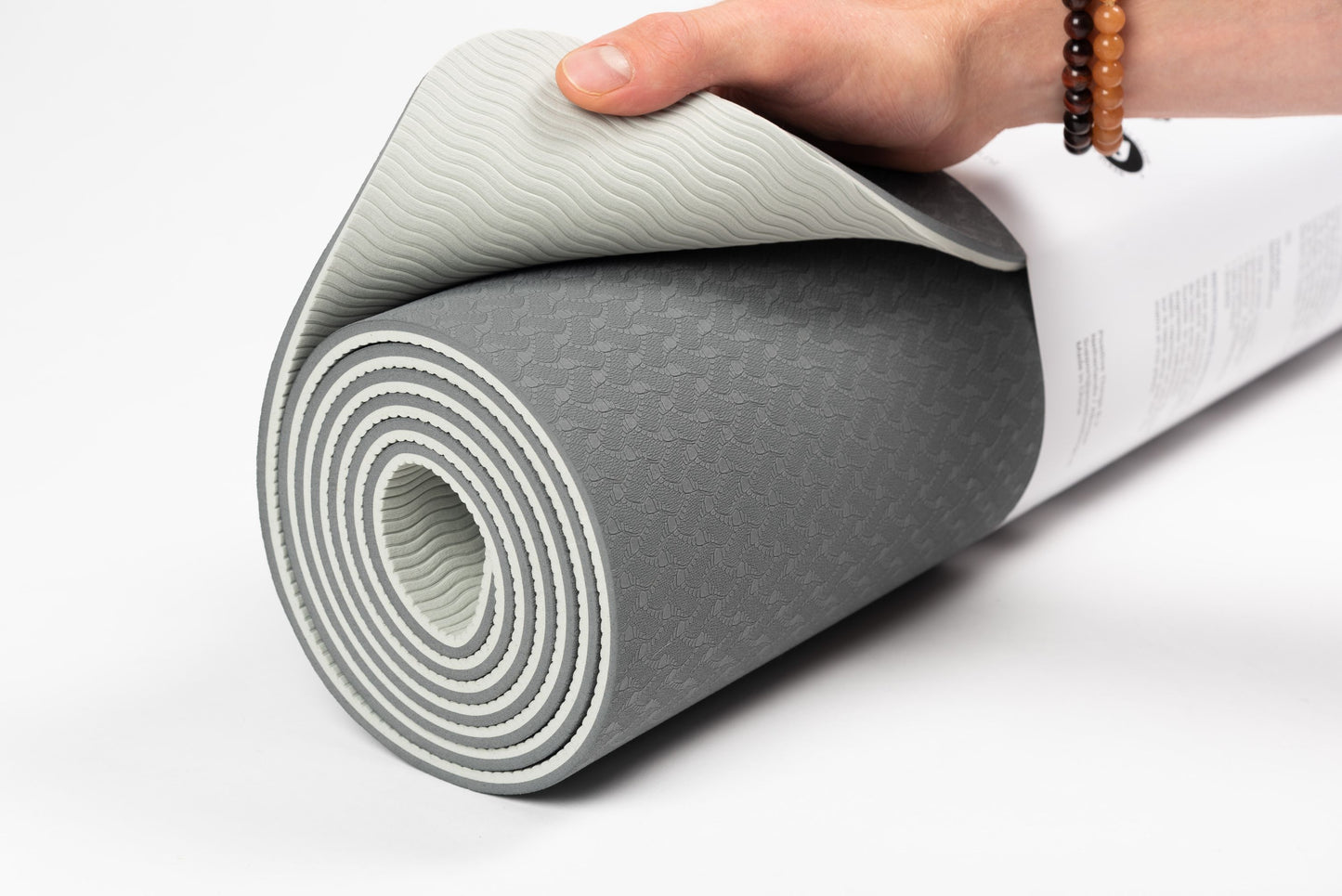 Yoga Mat TPE met Antislip - Grijs